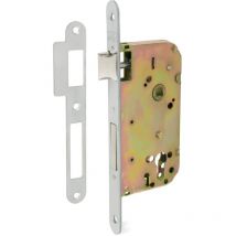 Azbe - Cerradura embutir madera canto redondo tesa assa abloy serie 130 niquelada - talla Niquelada. Entrada 50 mm. Canto redondo