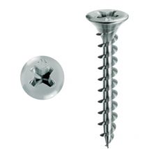Mustad - Framex-schraube Für Pvc - Reduzierter Senkkopf Philips - Ø4.3x20 Mm - Packung Mit 1000 Stück - Chromiting - Sp436a430200c8c