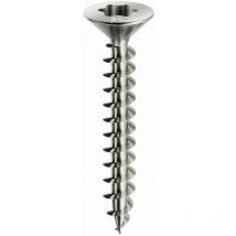 Panelvit Holzschraube Senkkopf Torx T20 Gesamtgewinde zing.arg Mustad 3x27 - Packung von 500 - PVACXP300250C8C
