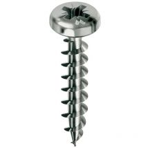 Panelvit Schraube - Zylinderkopf - Pz2 - Vollgewinde - Ø5x30mm - Packung Mit 500 Stück - Pvaczzc500300c8c - Mustad