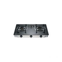 Muvip Brûleurs secondaires pour barbecues et fumoirs de the Brand Cooker Model de Gas INOX 3 Burner - Tempered Glass - Piezoelectric Ignition