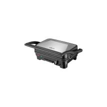 Muvip Edelstahl-sandwichmaker 1800w - Antihaftbeschichtete Wende-grillplatten, Glatt - Temperaturwähler - Kippbare Obere Platte - Cool-touch-griffe