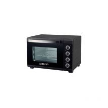 Muvip forno 2000w 48l - regolatore di temperatura 100o-230o - esterno in acciaio con rivestimento - selettore di tempo - porta in vetro temperato