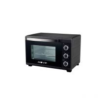 Muvip four 1600w 25l - régulateur de température 100o-230o - extérieur en acier avec revêtement - sélecteur de temps - porte en verre trempé