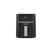 Friggitrice ad aria calda 4,5l 1600w touch screen - 10 programmi preimpostati - fornello con 80% di grassi in meno - pentola antiaderente