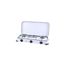 Muvip Gasherd 3 Brenner - manuelle Zündung - herausnehmbare Roste - Schutzhülle