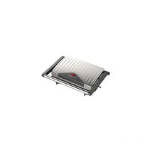 Muvip grilladeur en acier inoxydable 750w - plaque supérieure inclinable - pression uniforme - poignée cool-touch