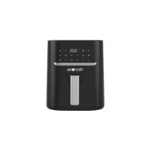 Muvip - Heißluftfritteuse 4,5l 1600w Touchscreen - 10 voreingestellte Programme - Herd mit 80% weniger Fett - antihaftbeschichteter Topf