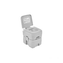 Muvip - Toilette chimique portable - réservoir 20l - réservoir de eau 12l - pompe à main de - soufflets de