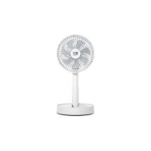 MUVIP Ventilador Portátil Plegable 6" con Batería Recargable, 4 Velocidades, Altura Regulable, Ángulo Ajustable, Potencia 5W, Tiempo de Uso 2.5-12