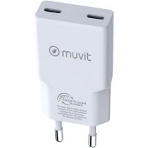 For change charger de wall slim 2 type c pd 30w blanco - Muvit