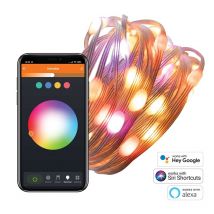 Guirnalda Decorativa Wifi Rgb+cct 5m Rgb Muvit Io - Miogar004