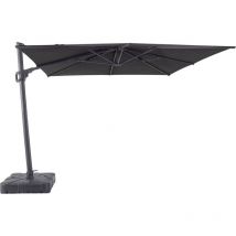 MWH - Ampelschirm Monte Carlo anthrazit, 300 x 300 cm Sonnenschirme