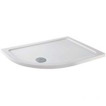 MX Elements Anti-Slip Offset Quadrant Shower Tray 900mm x 800mm Left Handed (inc Waste)