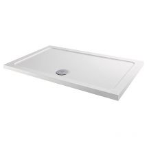 Elements Anti-Slip Rectangular Shower Tray 1400mm x 800mm (inc Waste) - MX