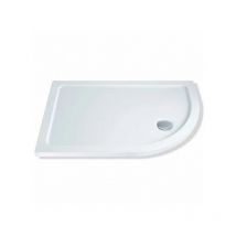 Elements Offset Quadrant Shower Tray 1400mm x 760mm Right Handed (inc Waste) - MX