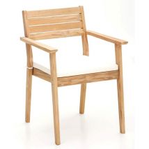 Mygarden - my garden poltrona con cuscino ecru bandung arredo esterno giardino