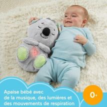 My Koala Good Night Hug Peluche Koala pour nouveau-né Veilleuse en peluche douce et apaisante qui respire et brille, cadeau de naissance pour bébé