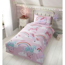 Rapport Home - My Little Unicorn Single Duvet Quilt Cover Bedding Set