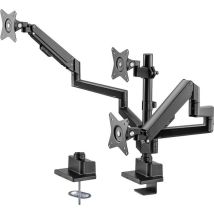 My Wall Support De Table Pour Écran Hl 51-3 L 3 Écran(s) 43,2 Cm (17) - 76,2 Cm (30) Noir Rotatif, Inclinable, Réglab