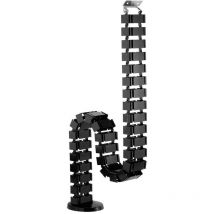 My Wall HZ42L Canalina portacavi flessibile Nero 1 pz.