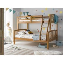 Bedmaster - Mya Triple Sleeper Pine With Pocket Sprung Mattresses