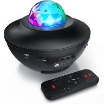 MyBeo LED Sternenhimmel Projektor - Kinder Erwachsene - Sternenprojektor Nachtlicht - Sternenlicht Projektor mit 360°Drehen Ozeanwellen - Bluetooth