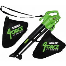 Mylek - Electric 3000W Leaf Blower/Vacuum and Shredder