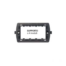 Elettrocanali - Mylife Canaux a lectriques art 4604 Support de boA te 4 places compatible avec Btcino