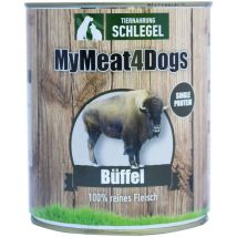 Mymeat4dogs Hundefutter Reinfleischdose Büffel - 820 G