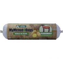Hundefutter Pferdewurst – 800 g – 90% Pferd – 11,8% Rohprotein – 6,2% Rohfett – 0,2% Calcium