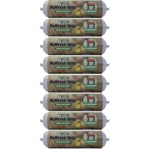 Hundefutter Pferdewurst – 8x 800g – 11,8% Rohprotein – 6,2% Rohfett – 0,2% Calcium – 0,15% Phosphor – 90% Pferd