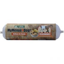 Mymenue4dogs Hundefutter Ziegenwurst - 800 G