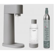 Pack machine à gazéifier l'eau gris - Mysoda - EUR-WD002F-MG-FR