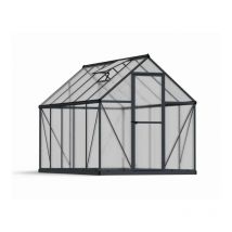 Palram - Greenhouse Mythos 6 x 10 - Polycarbonate - L306 x W185 x H208 cm - Grey