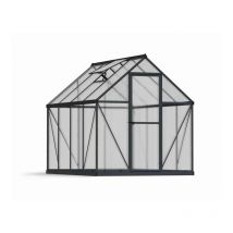 Palram - Greenhouse Mythos 6 x 8 - Polycarbonate - L247 x W185 x H208 cm - Grey