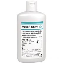 Händedesinfektionsmittel Myxal sept Gel 100ml Flasche