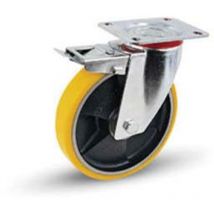 Ruota a forcella girevole + fermo 24 AVO