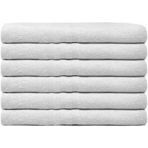 N.6 pezzi Telo 3RIGHE, 95 x 140, Bianco