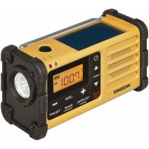 Sangean survivor m8 / radio analogique tout-terrain avec torche et powerbank