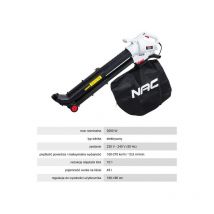 NAC - Odkurzacz do liści 3000w vbe300-as-g