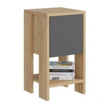 Nachttisch 1 Klapptür H55 cm - EMA