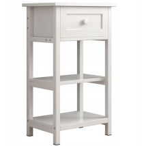 Nachttisch Mit Schublade 2 Ablagen Modern Loft 45x30x68 Cm