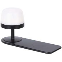 Nachttischleuchte Tischlampe Tischleuchte Led 3-stufen Schalter Schwarz B 24,5cm