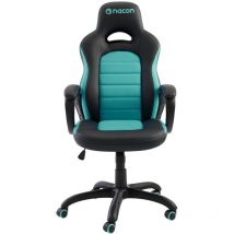 Nacon Silla de Gaming, Piel Sintética, Negro y Azul, 78.5x32.5x66 cm