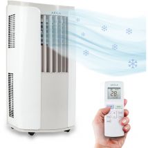 Akila - naeba - Climatizzatore mobile ultra silenzioso - Wifi - 3.5kW - 12000 btu - Superficie 40m2 - 4 livelli di ventilazione - Gas R290