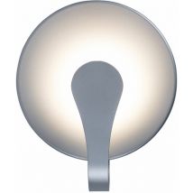 Wandleuchte Wandlampe grau Treppenhausleuchte Schlafzimmerlampe, Alu, 6W 580lm warmweiß, BxH 15,8x18,4 cm Näve 1176259