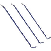 Tooltraders - 3 Stück Brechstange Hebeleisen Brecheisen Kuhfuß Nageleisen Stemmeisen Nagelzieher 600 750 900 mm