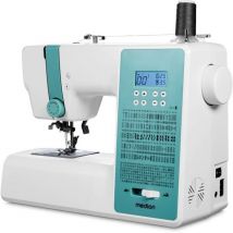 Digitale Nähmaschine - Medion - Sd 36 - 38w - 270 Stiche - 700 U/min - Led - Türkis