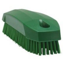 Vikan Nailbrush 130mm Hard Green
